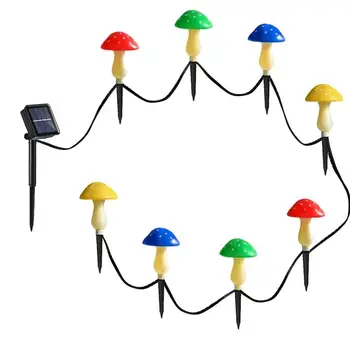 Светодиодные наружные солнечные грибовидные фонари, водонепроницаемые ландшафтные рождественские фонари, лампа для украшения двора, газона, сада, патио