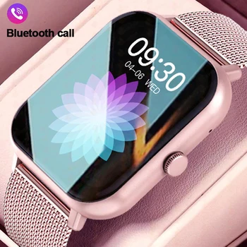 Женские смарт-часы 2023, 1,83-дюймовые часы для звонков по Bluetooth с полным сенсорным экраном, Водонепроницаемые Спортивные смарт-часы, Модные женские Умные часы