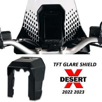 Для Ducati Desert X DesertX Экран с защитой от бликов Солнцезащитный козырек Аксессуары для мотоциклов TFT дисплей Противоугонная скоба Измерительная рамка Крышка