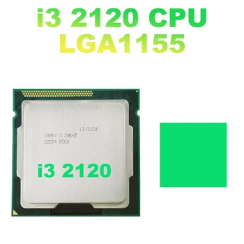 Для Core I3 2120 CPU Процессор LGA1155 CPU + Термопаста 3 МБ 65 Вт Двухъядерный Настольный процессор Для материнской платы B75 USB Mining