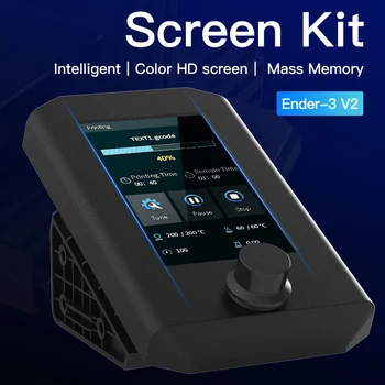 4,3-дюймовый дисплей Ender-3 V2, 24-битный красочный Интеллектуальный HD-экран, Массовая память, удобный пользовательский интерфейс Для 3D-принтера Ender-3 V