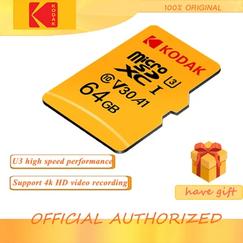 KODAK TF Карта class10 16 ГБ 32 ГБ 64 ГБ Micro SD Карта 128 ГБ 512 ГБ U3 4K Высокоскоростная карта флэш-памяти cartao de memoria