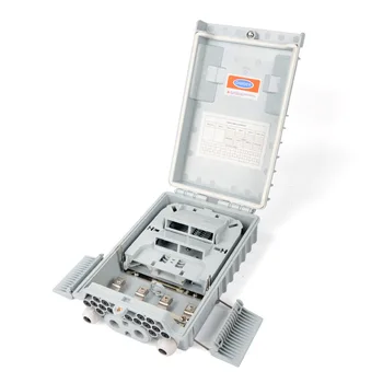 16-жильная наружная волоконно-оптическая распределительная коробка, коробка FTTH, неразрезанный дизайн, средний порт sc/apc 1: 16 PLC splitter box