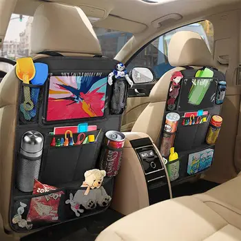 Автомобильный карман для хранения на заднем сиденье, Сумка-Органайзер, Автомобильный Органайзер на заднем сиденье, Карман для телефона, чехол для книг, планшета, мобильного