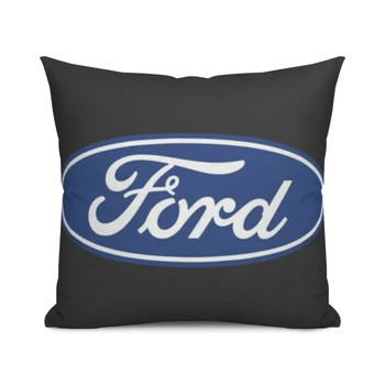 Ford-Креативный квадратный чехол для дивана с квадратным принтом с логотипом Ford на поясную подушку для автомобиля