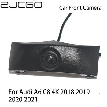 Вид спереди автомобиля, логотип Парковки, Камера Ночного видения, Позитивный Водонепроницаемый для Audi A6 C8 4K 2018 2019 2020 2021